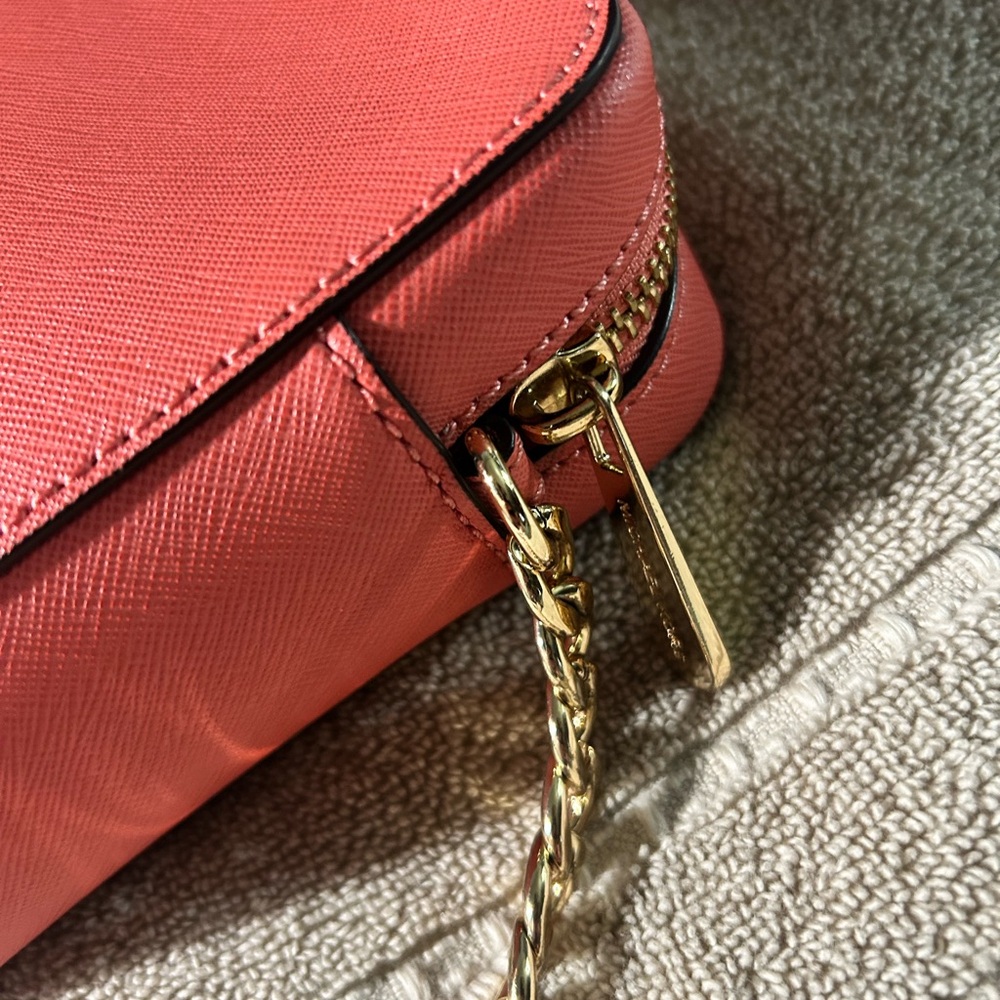 Michael Kors Pink Leather Patchwork Grapefruit Cr… - image 8